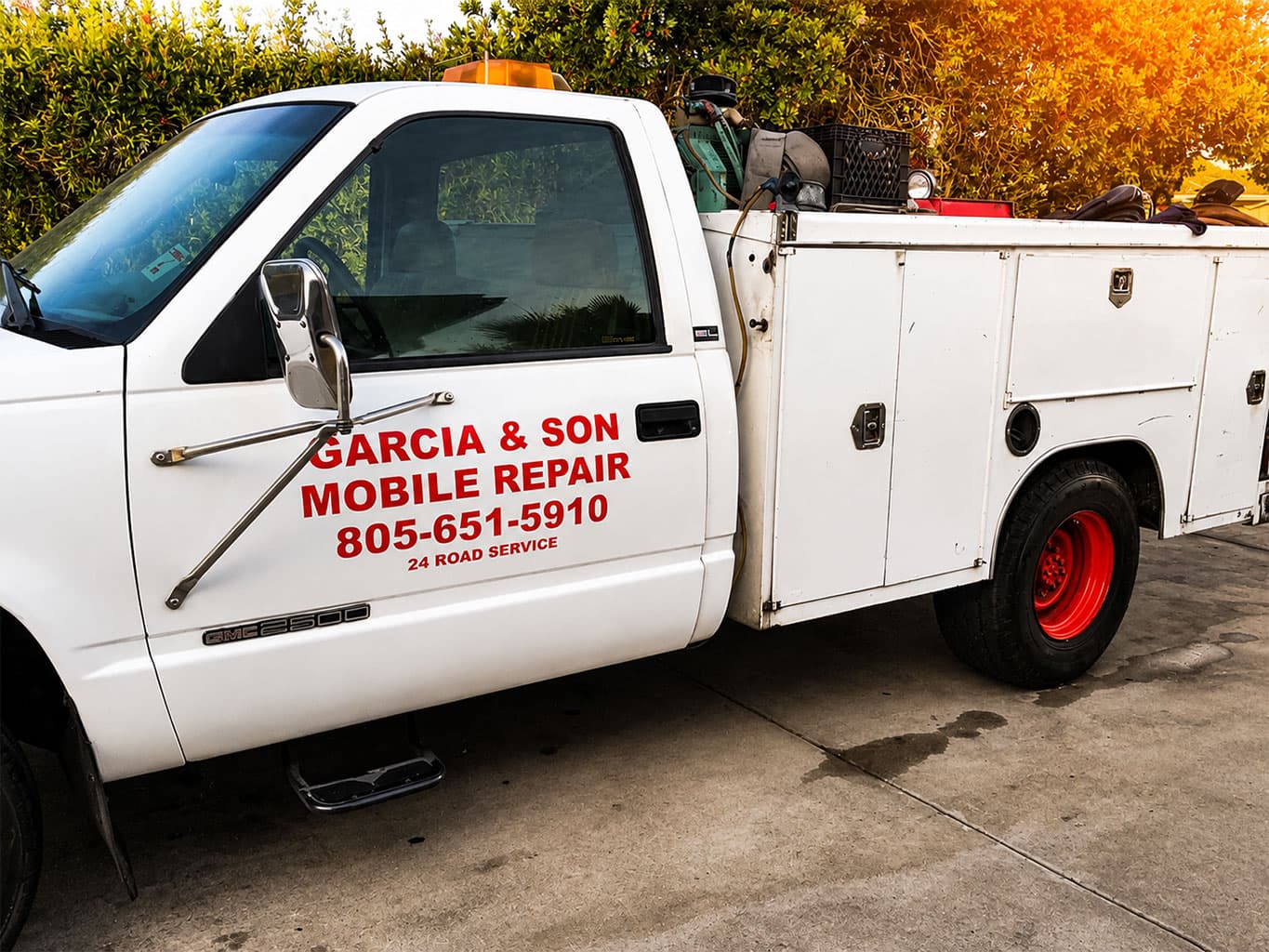 Garcia Diesel Mobile Repair Mechanic at work