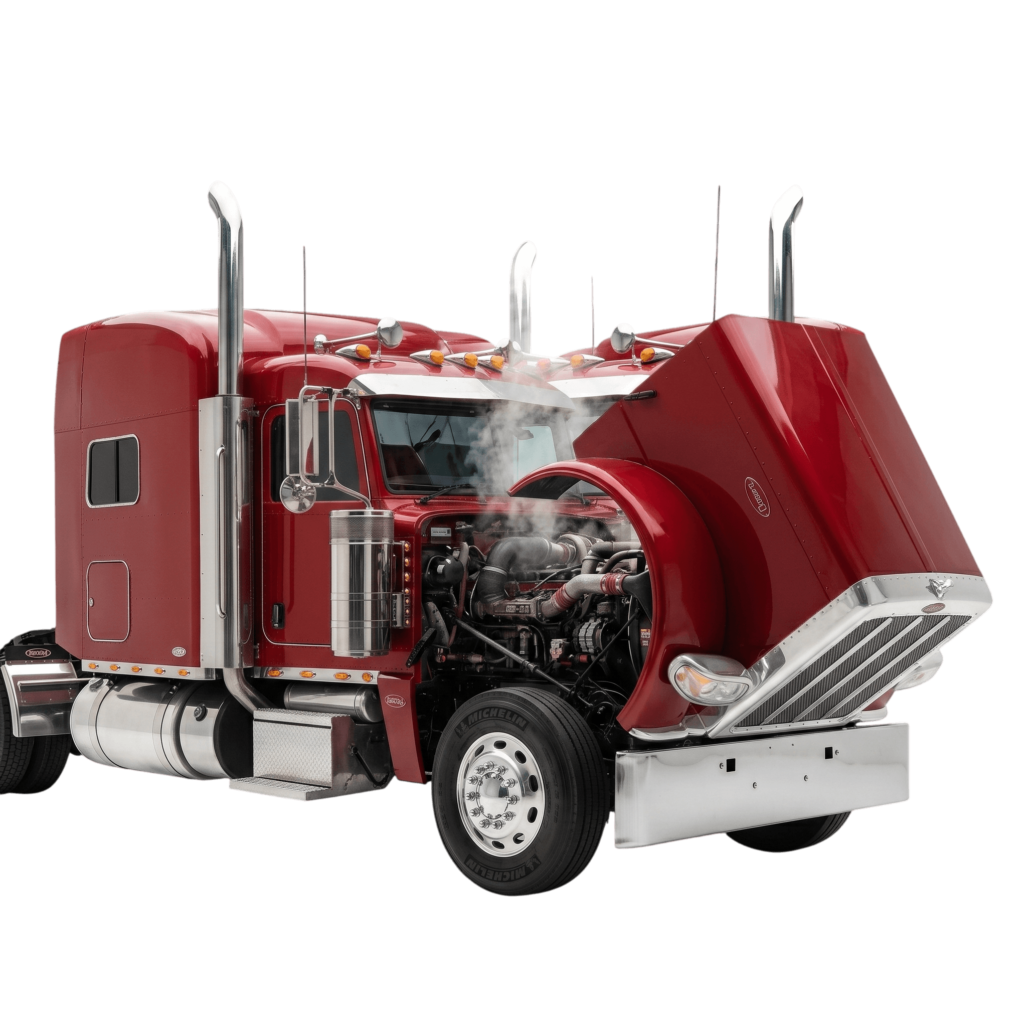 Broken Semi Truck roadside assistance